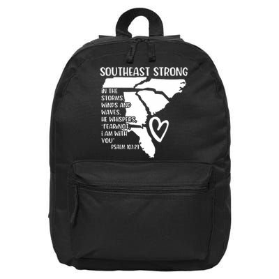 Hurricane Strong Southeast Strong Pray For North Carolina 16 in Basic Backpack