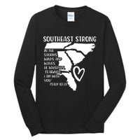 Hurricane Strong Southeast Strong Pray For North Carolina Tall Long Sleeve T-Shirt