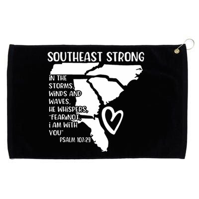 Hurricane Strong Southeast Strong Pray For North Carolina Grommeted Golf Towel