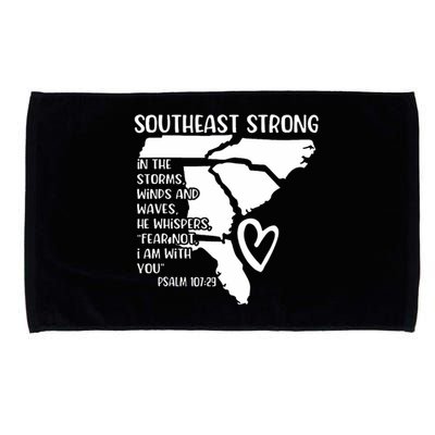 Hurricane Strong Southeast Strong Pray For North Carolina Microfiber Hand Towel