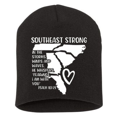 Hurricane Strong Southeast Strong Pray For North Carolina Short Acrylic Beanie