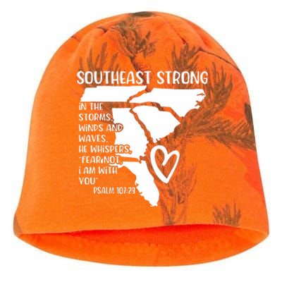 Hurricane Strong Southeast Strong Pray For North Carolina Kati - Camo Knit Beanie