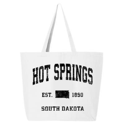 Hot Springs South Dakota Sd Vintage Athletic 25L Jumbo Tote