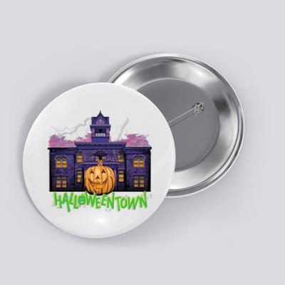 Halloweentown Spooky Square For Halloween Button