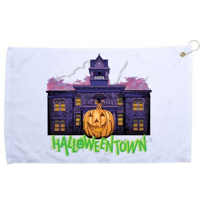 Halloweentown Spooky Square For Halloween Grommeted Golf Towel