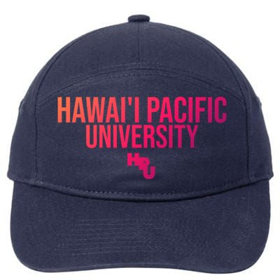 Hpu Sharks Stacked Gift 7-Panel Snapback Hat