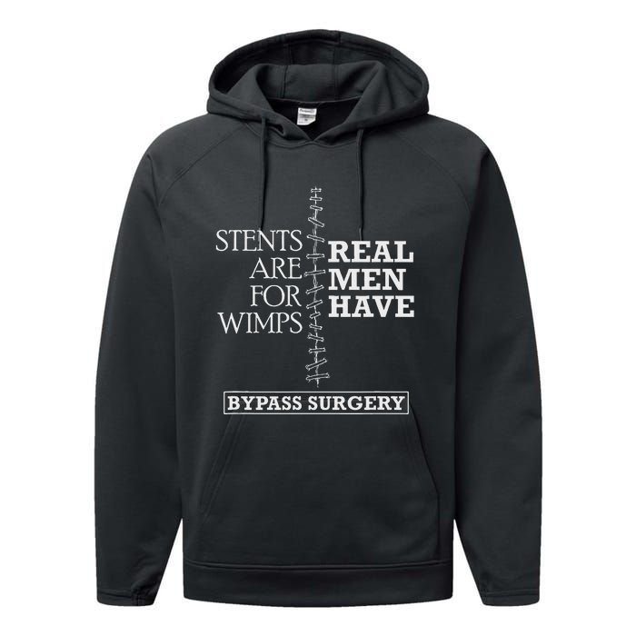 Heart Surgery Survivor After Surgery Recovery Men Bypass Performance Fleece Hoodie