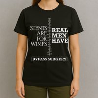 Heart Surgery Survivor After Surgery Recovery Men Bypass T-Shirt