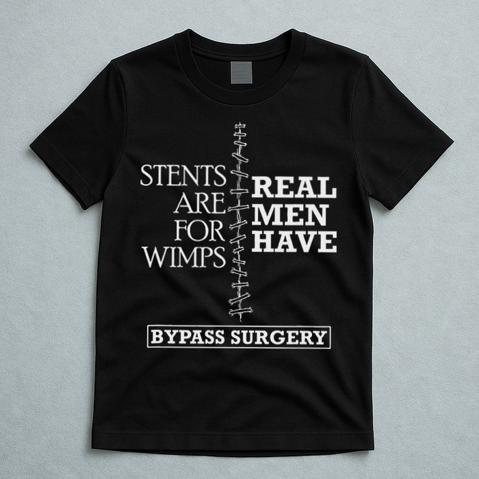 Heart Surgery Survivor After Surgery Recovery Men Bypass T-Shirt