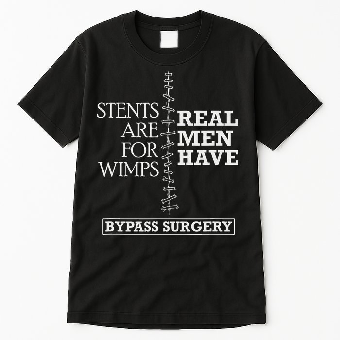 Heart Surgery Survivor After Surgery Recovery Men Bypass Tall T-Shirt