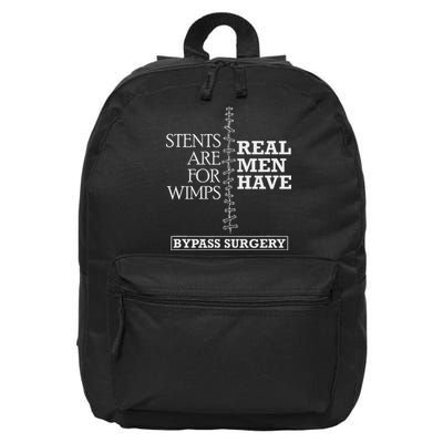 Heart Surgery Survivor After Surgery Recovery Men Bypass 16 in Basic Backpack