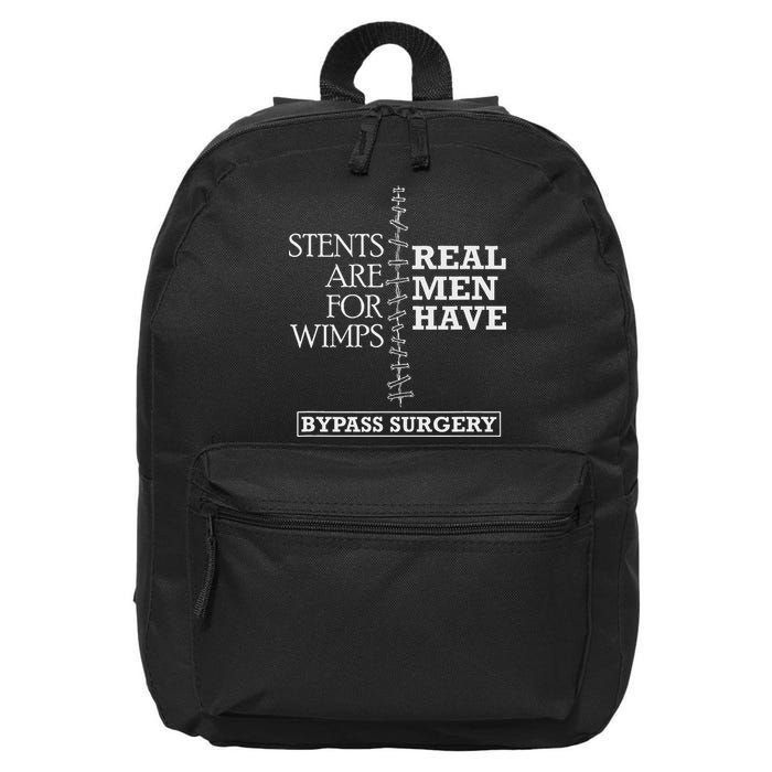 Heart Surgery Survivor After Surgery Recovery Men Bypass 16 in Basic Backpack