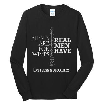 Heart Surgery Survivor After Surgery Recovery Men Bypass Tall Long Sleeve T-Shirt