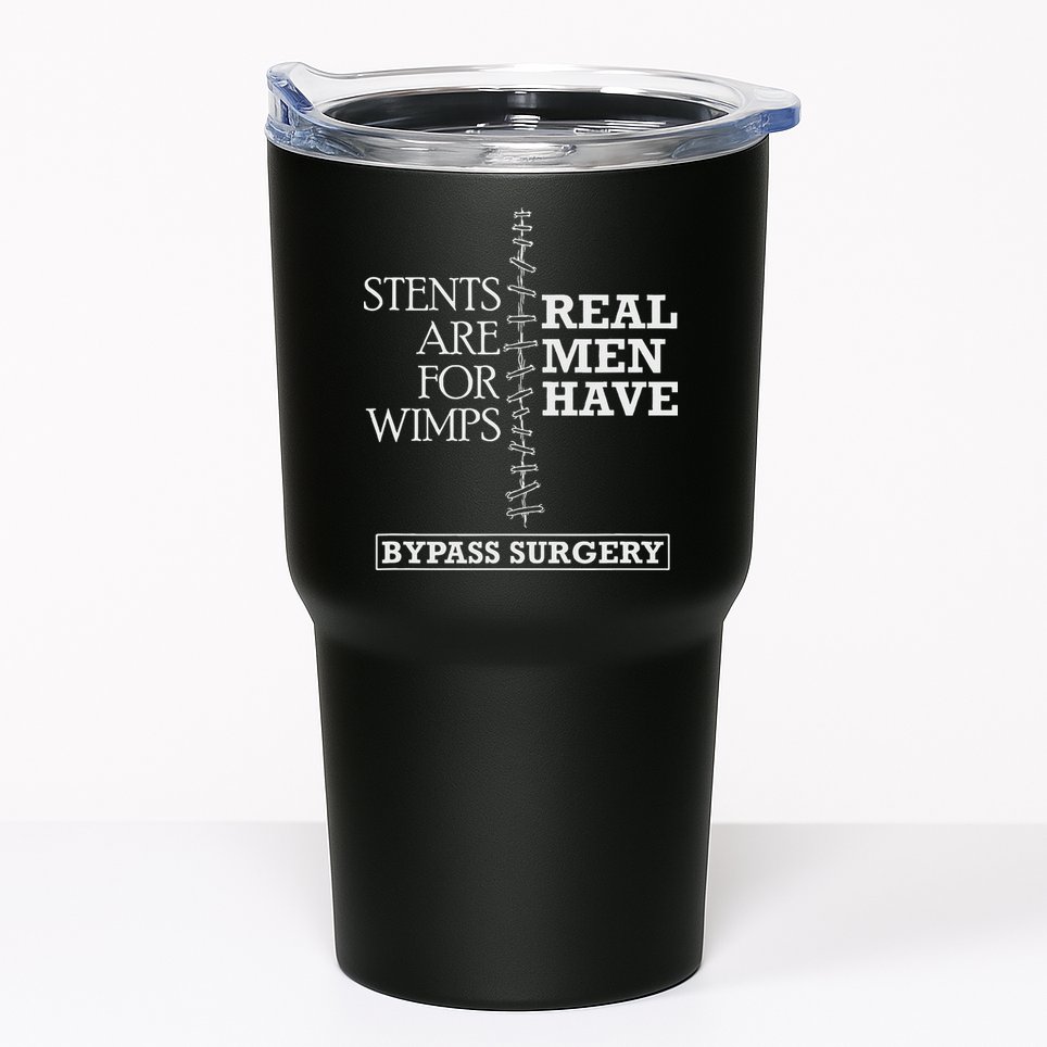 Heart Surgery Survivor After Surgery Recovery Men Bypass Tumbler