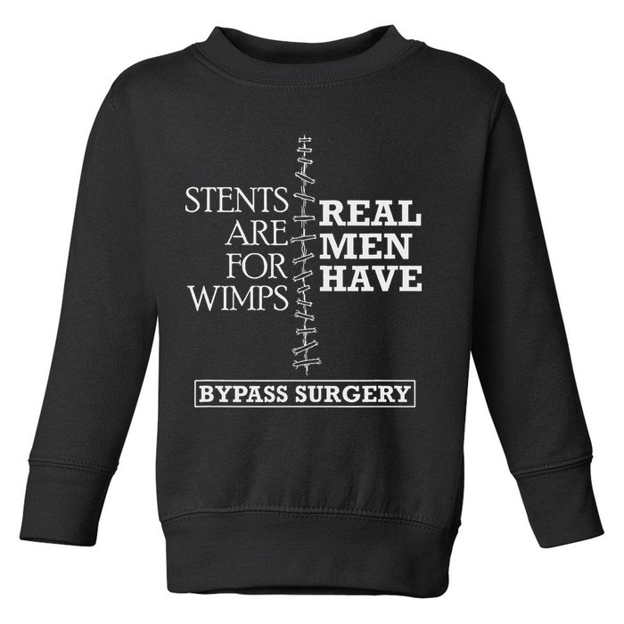 Heart Surgery Survivor After Surgery Recovery Men Bypass Toddler Sweatshirt