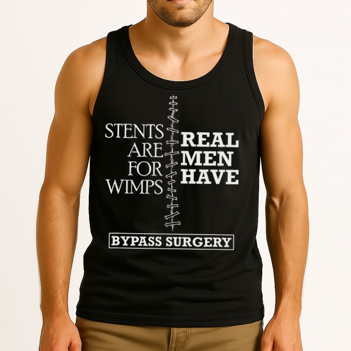 Heart Surgery Survivor After Surgery Recovery Men Bypass Tank Top