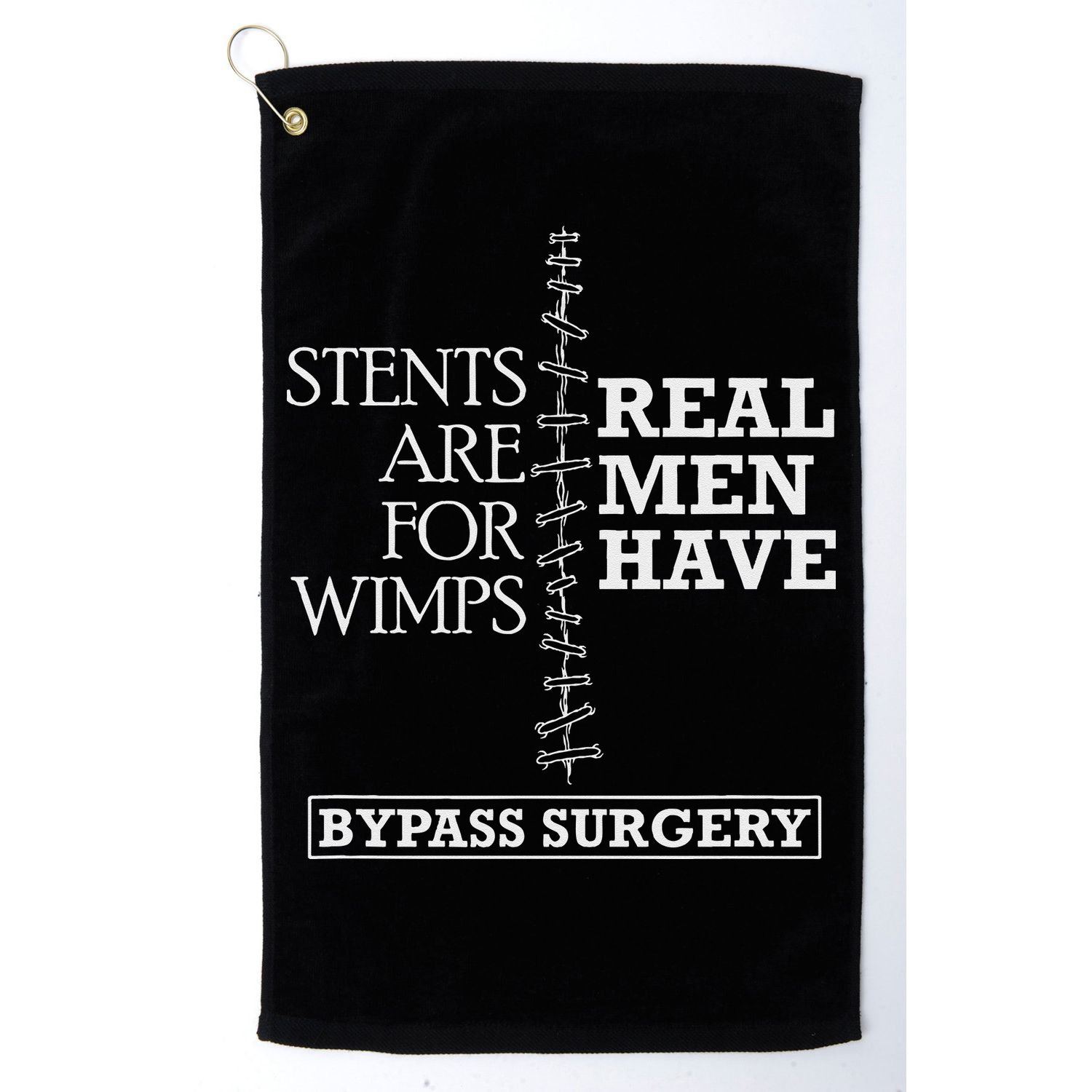 Heart Surgery Survivor After Surgery Recovery Men Bypass Golf Towel