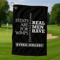 Heart Surgery Survivor After Surgery Recovery Men Bypass Golf Towel