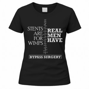 Heart Surgery Survivor After Surgery Recovery Men Bypass Women's T-Shirt