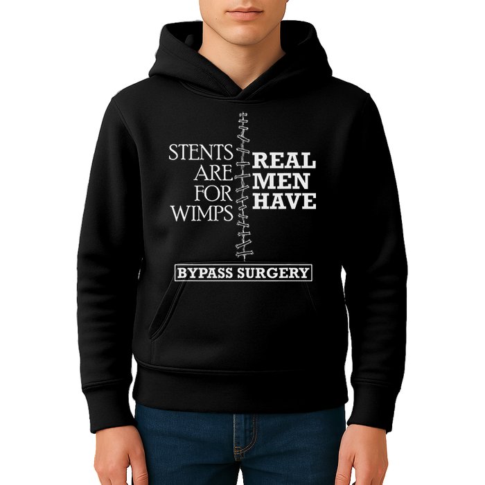 Heart Surgery Survivor After Surgery Recovery Men Bypass Kids Hoodie