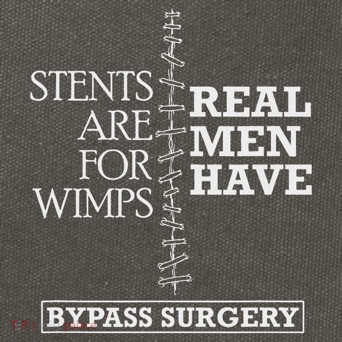 Heart Surgery Survivor After Surgery Recovery Men Bypass Cotton Canvas Backpack