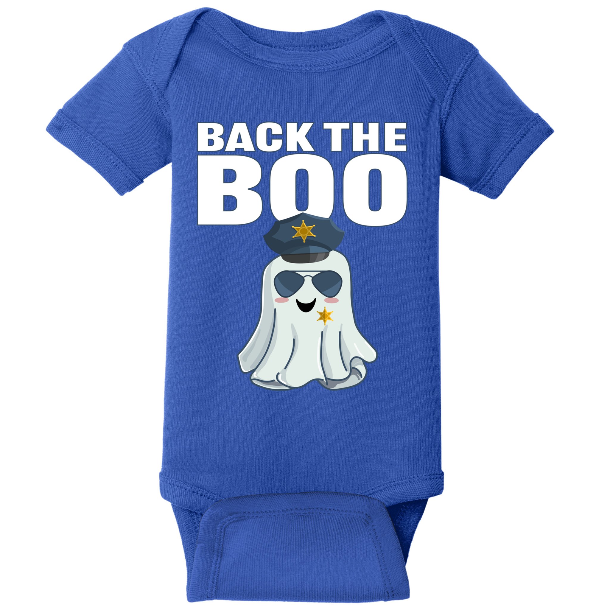 Halloween Spooky Seas The Boo Funny Police Ghost Gift Baby Bodysuit