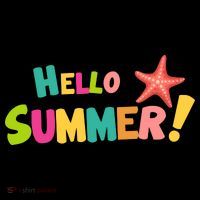 Hello Summer Starfish Colorful Daily Commute Backpack