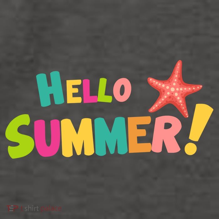 Hello Summer Starfish Colorful Vector Backpack