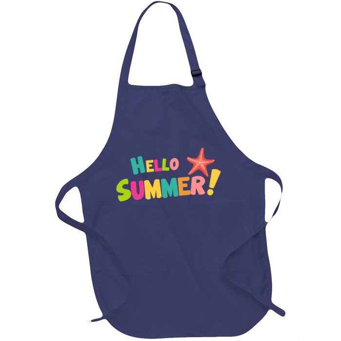 Hello Summer Starfish Colorful Apron