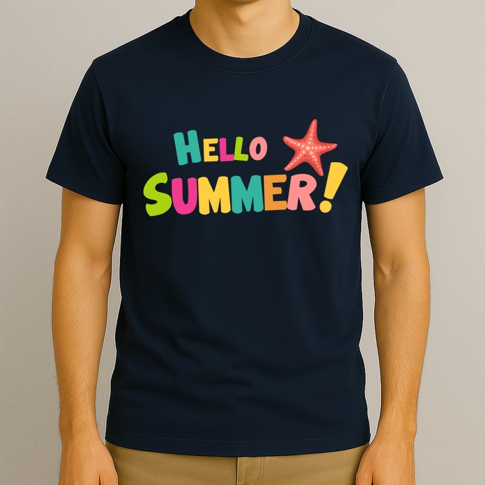Hello Summer Starfish Colorful T-Shirt