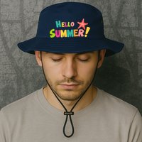 Hello Summer Starfish Colorful Bucket Hat