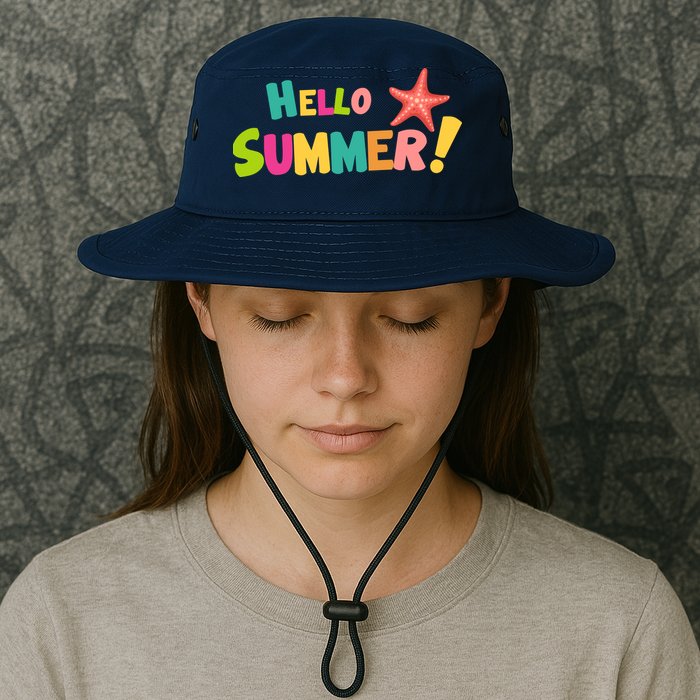 Hello Summer Starfish Colorful Bucket Hat