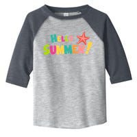 Hello Summer Starfish Colorful Toddler Fine Jersey T-Shirt