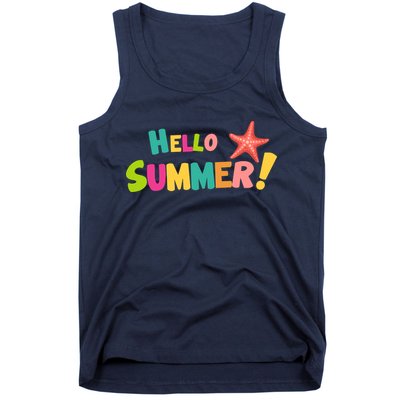 Hello Summer Starfish Colorful Tank Top