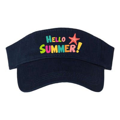 Hello Summer Starfish Colorful Visor