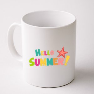 Hello Summer Starfish Colorful Coffee Mug