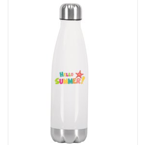 Hello Summer Starfish Colorful Stainless Steel Insulated Water Bottle