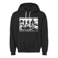 Homeland Security Since 1482 Printed Cotton Garment-Dyed Fleece Hoodie