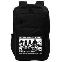 Homeland Security Since 1482 Printed Cotton Impact Tech Backpack