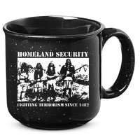 Homeland Security Since 1482 Printed Cotton 15oz Campfire Ceramic Mug