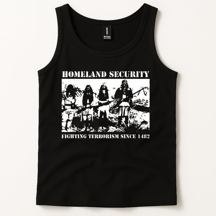 Homeland Security Since 1482 Printed Cotton Tank Top