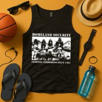 Homeland Security Since 1482 Printed Cotton Tank Top