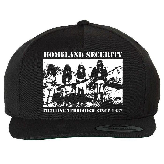 Homeland Security Since 1482 Printed Cotton Wool Snapback Cap