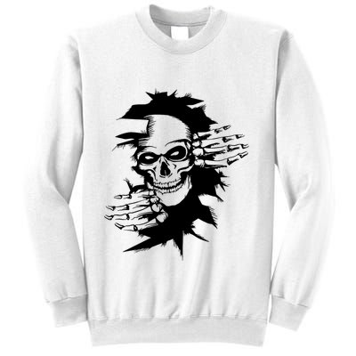 Horror Skull Skeleton Halloween Costume Sweatshirt