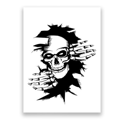 Horror Skull Skeleton Halloween Costume Poster