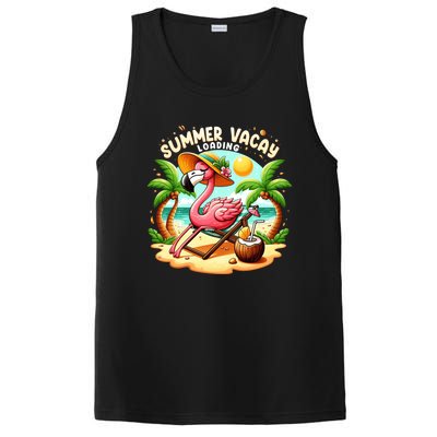 Hello Summer Summer Vacay Loading Cute Flamingo Family Trip Gift PosiCharge Competitor Tank