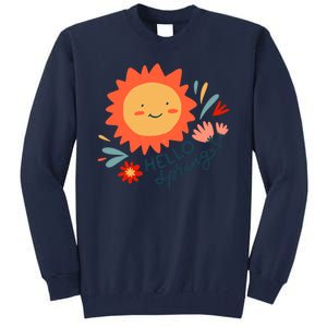 Hello Spring Sunset Floral Tall Sweatshirt