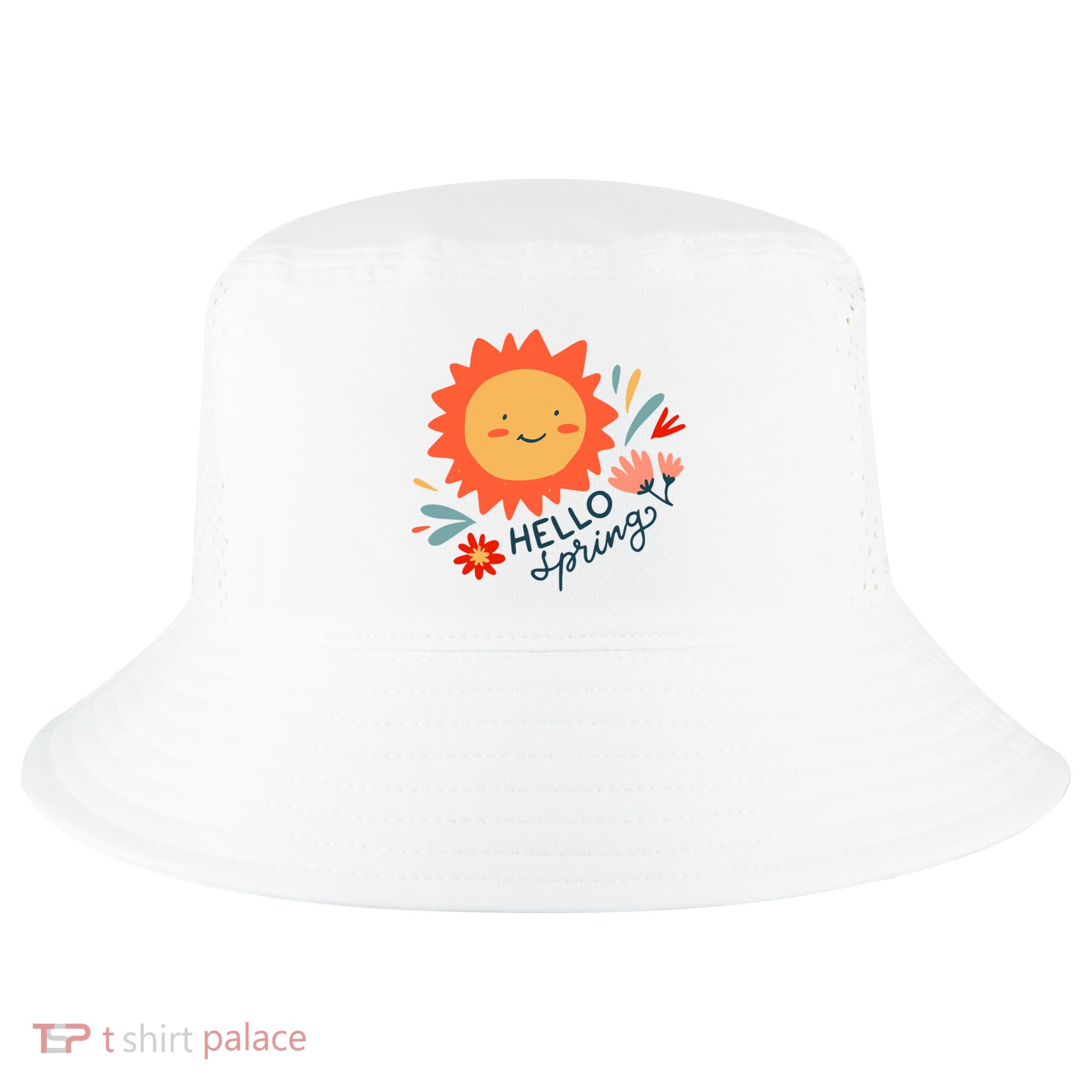Hello Spring Sunset Floral Cool Comfort Performance Bucket Hat