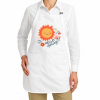 Hello Spring Sunset Floral Apron