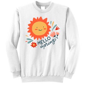 Hello Spring Sunset Floral Sweatshirt